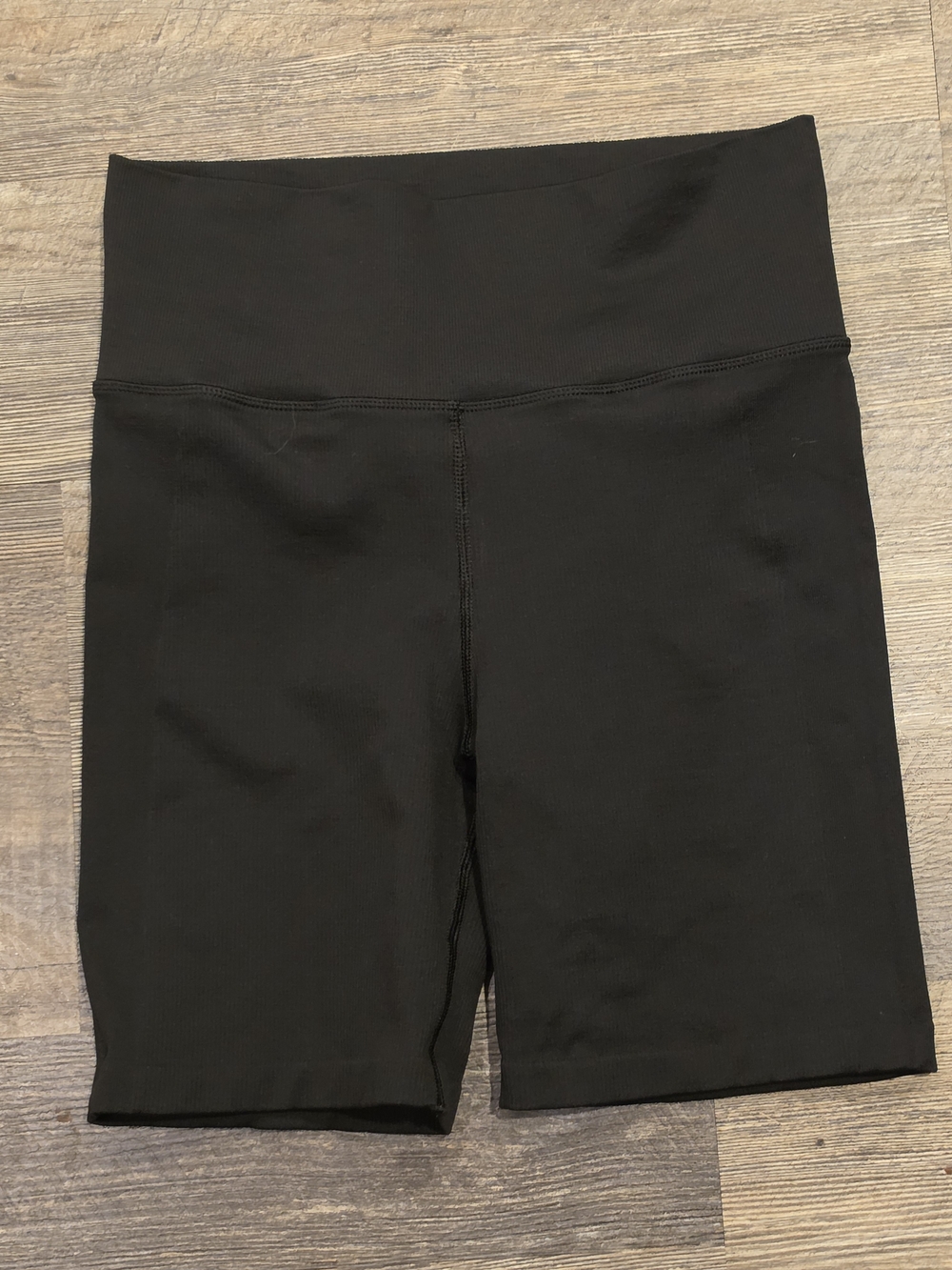 Athleta Black High-Rise Athletic Bike Shorts